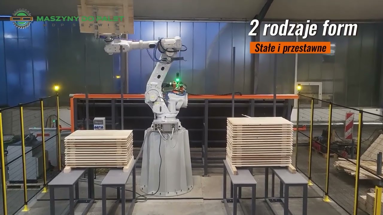 Palettenfertigungslinie PM-STD X400 | Automatische Paletten-Nagelanlage