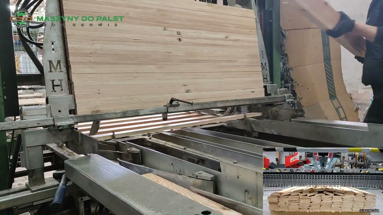 Palettenfertigungslinie IMH SIMPLE X1500