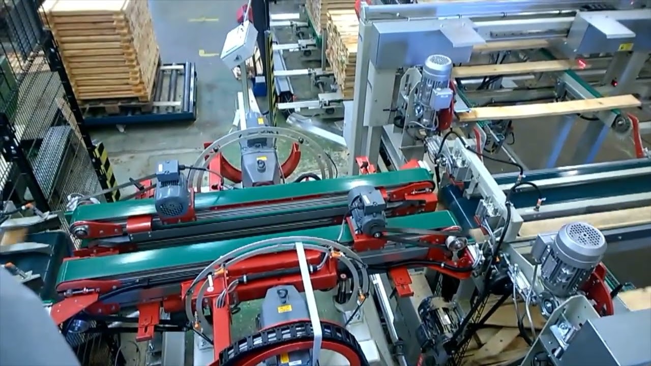 Palettenfertigungslinie IMH Stringer X1500