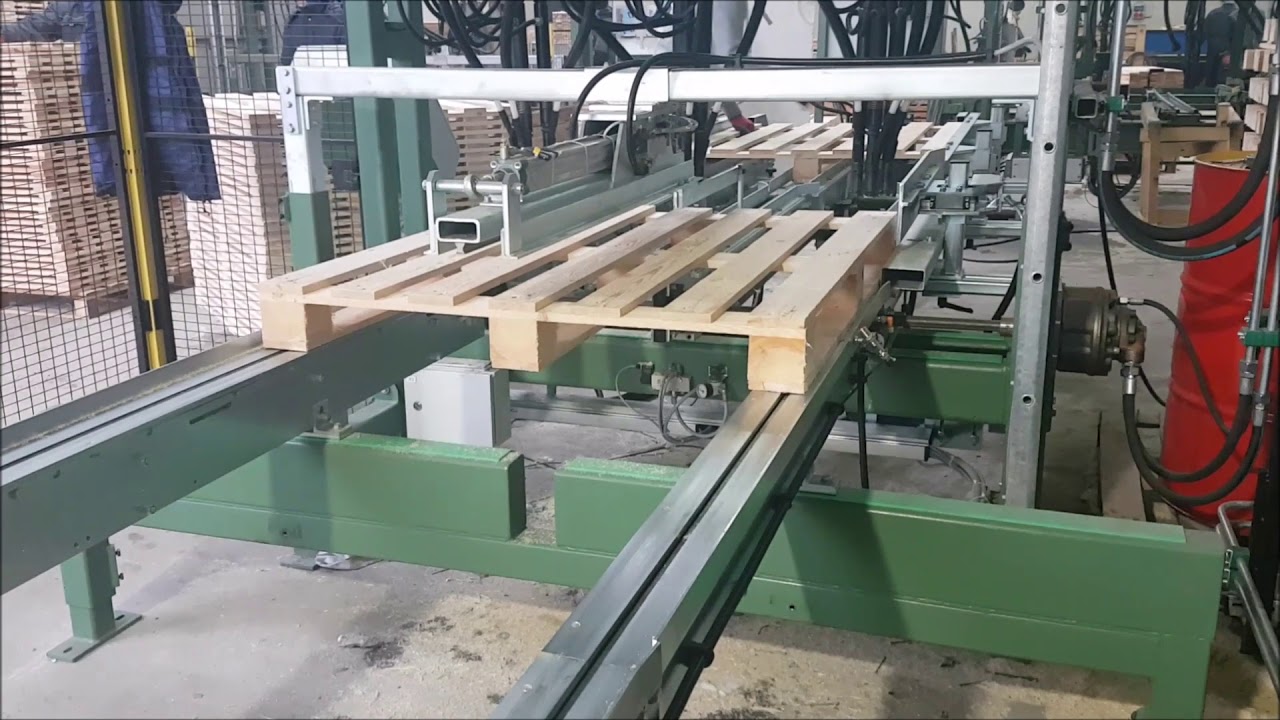 Palettenfertigungslinie IMH ASSEMBLY X1500
