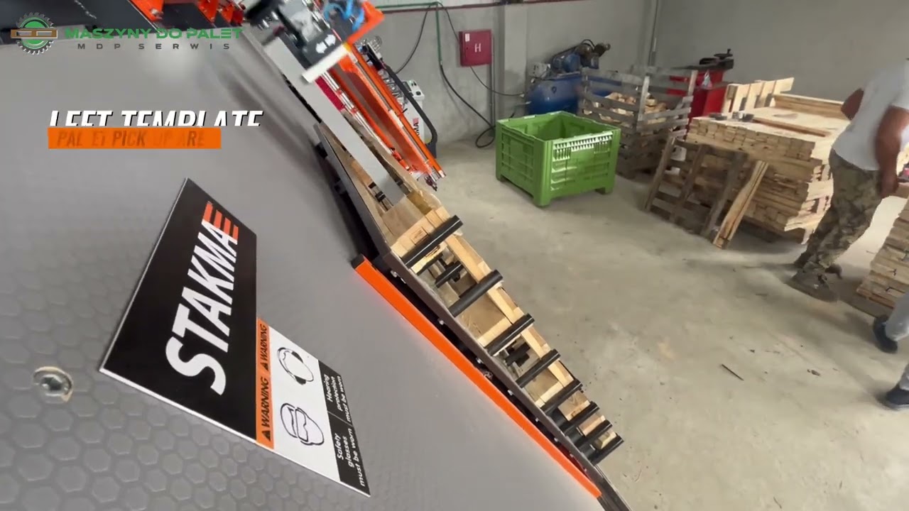 Modul 01 - CNC-Palettennagelmaschine der Serie Palletmax