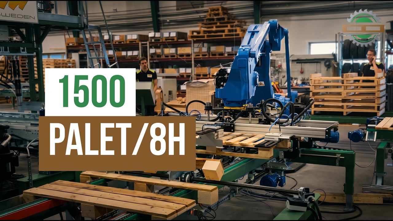 Palettenfertigungslinie IMH SIMPLE X1500